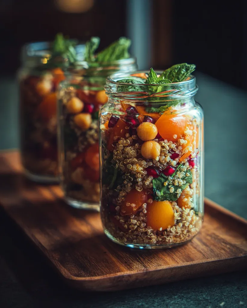 Mediterranean Quinoa Jar Salads