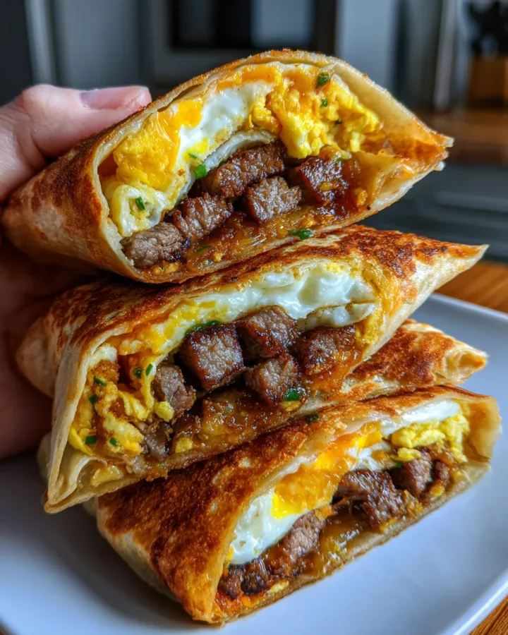 Mini Steak & Eggs Crunchwraps