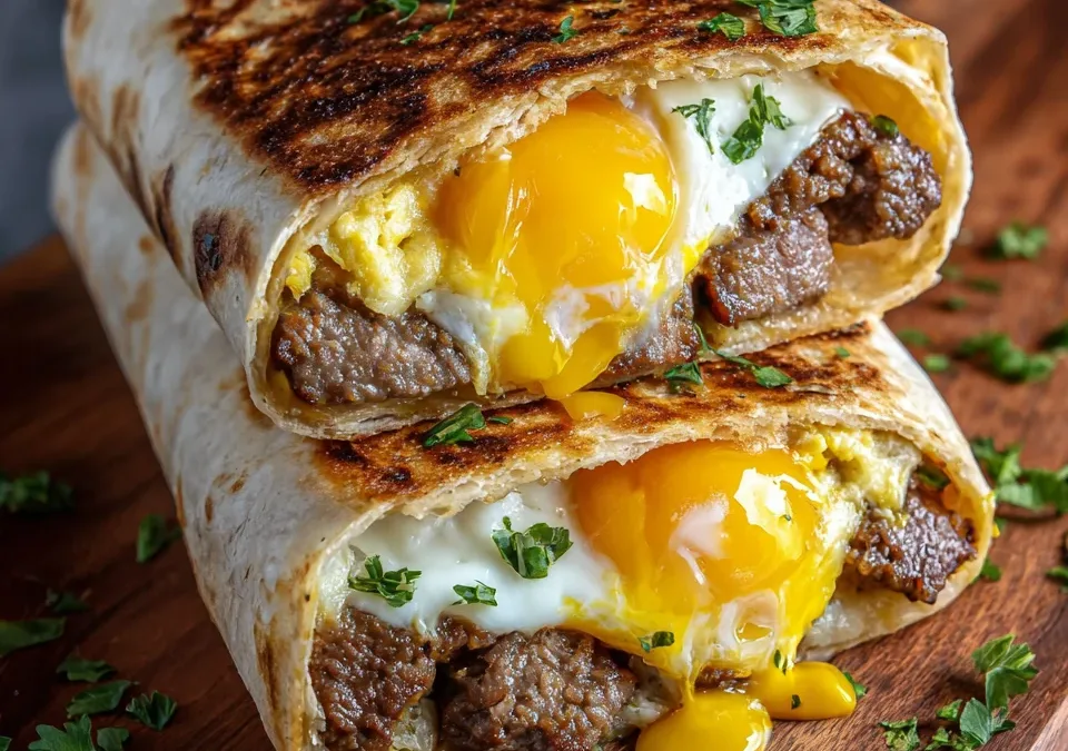 Mini Steak & Eggs Crunchwraps