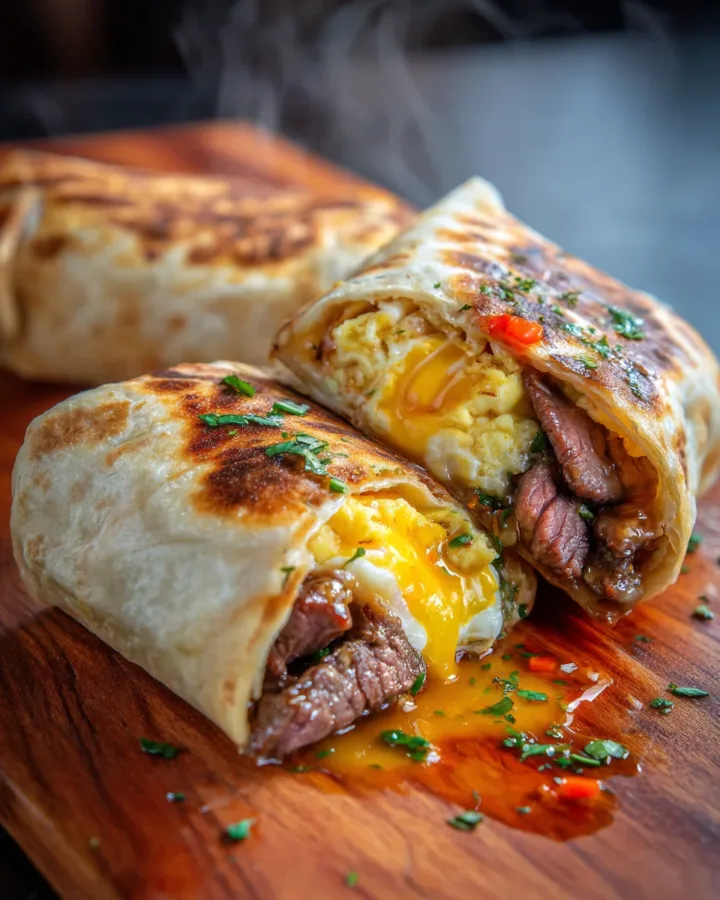 Mini Steak & Eggs Crunchwraps