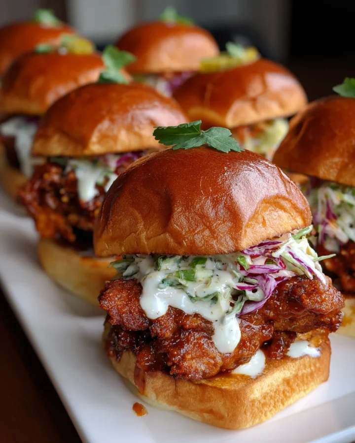 Nashville Hot Chicken Sliders (Halal)