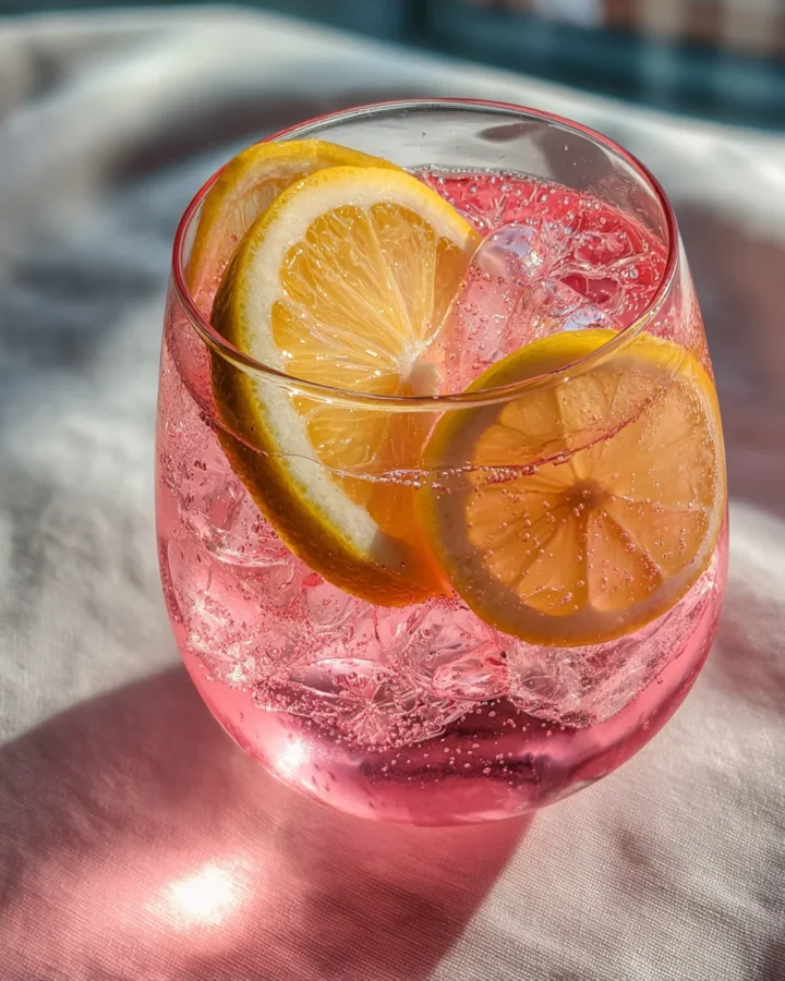 Pink Lemonade Mocktail Spritz