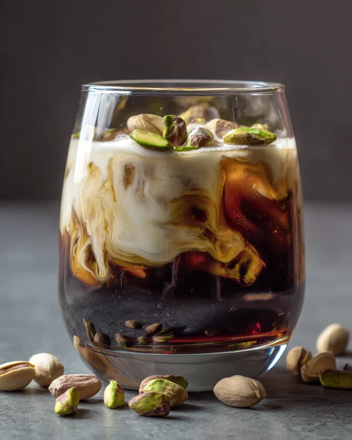 Salted Caramel Pistachio Cold Brew