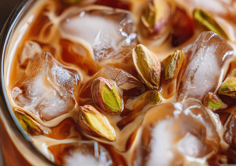 Salted Caramel Pistachio Cold Brew