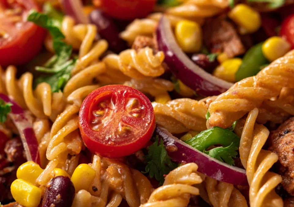 Spicy Southwest Protein Pasta Salad