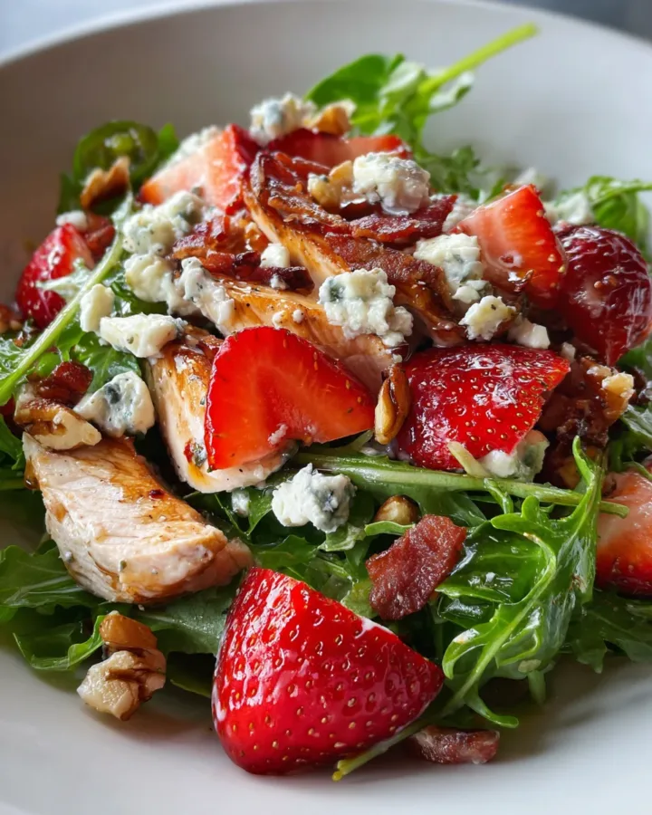Strawberry Jalapeño Chicken Salad