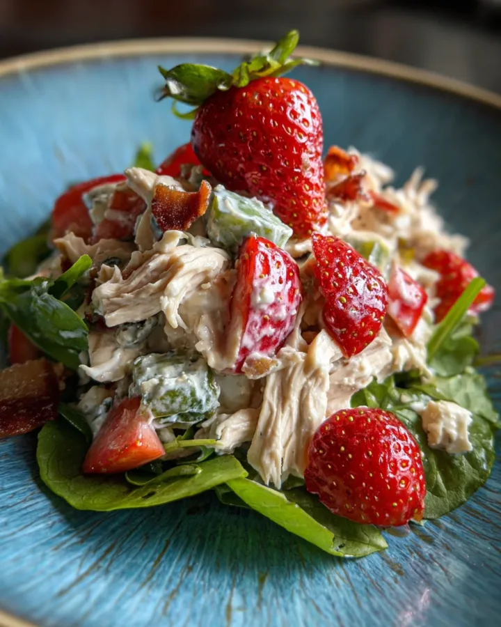 Strawberry Jalapeño Chicken Salad
