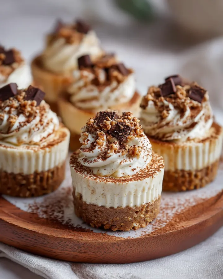 Tiramisu Overnight Oats Cheesecake Cups