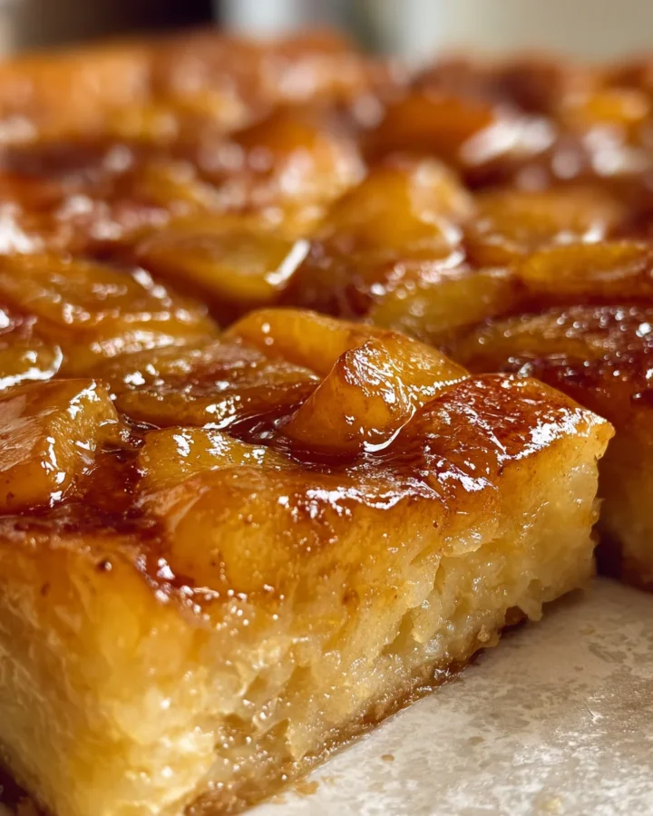 Upside-Down Apple Tarte Tatin Puff Pastry Squares