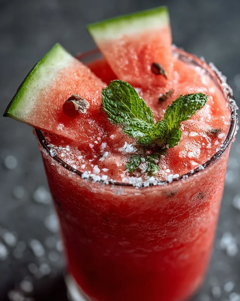 Watermelon Mint Slushie