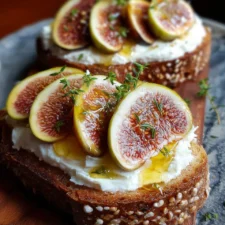 Easy Whipped Ricotta Honey Toast with Figs Recipe