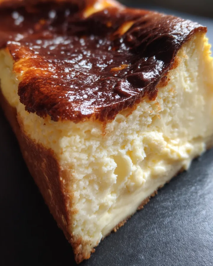 basque burnt cheesecake loaf pan