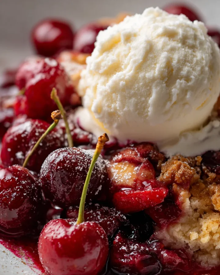 cherry cobbler with frozen cherries