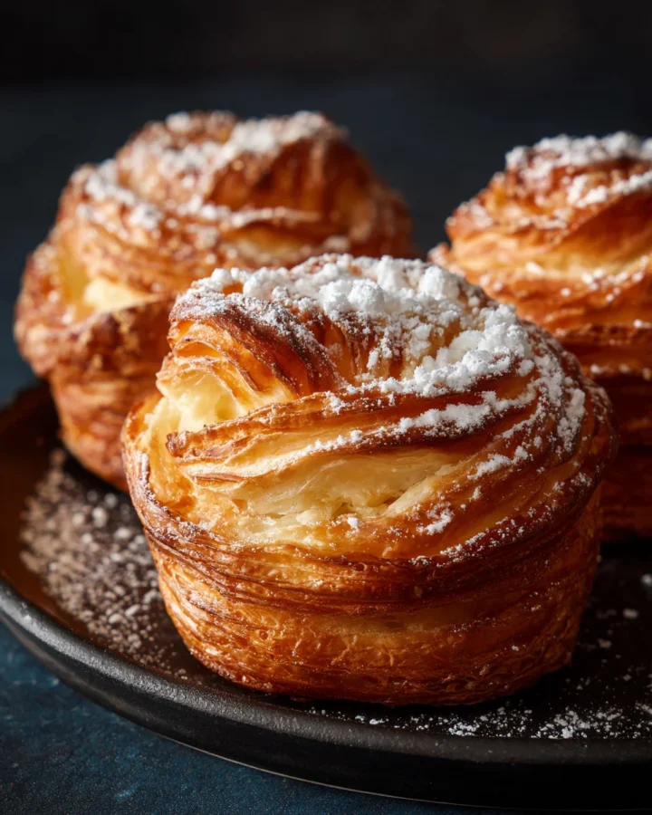 cruffins with puff pastry