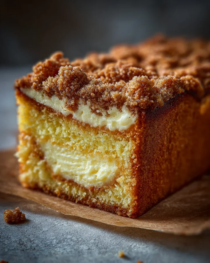 crumb cake with box cake