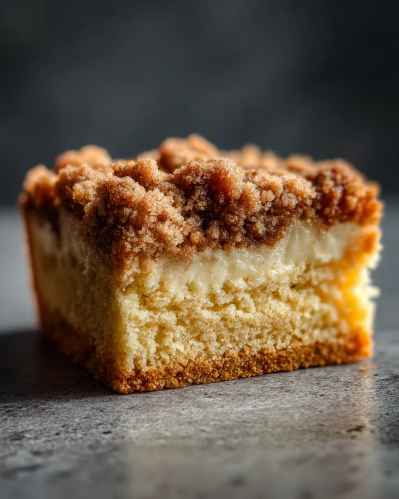 crumb cake with box cake