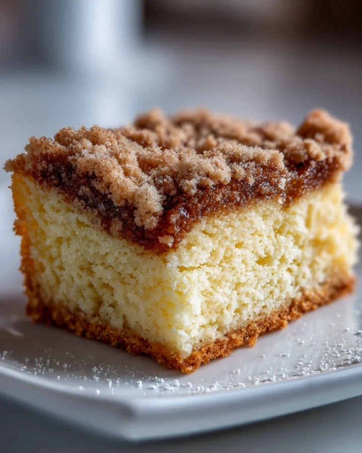 crumb cake with box cake