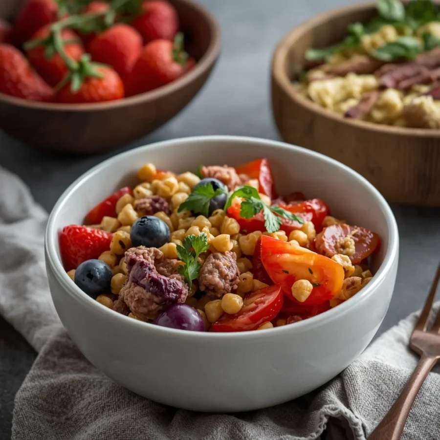 Aesthetic Mediterranean Grain Bowls