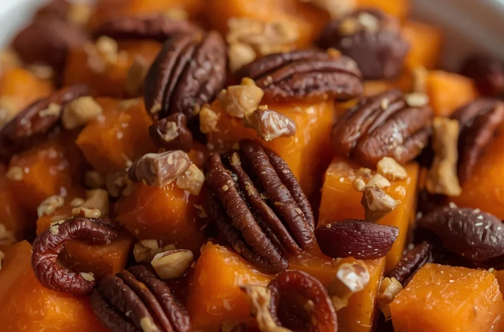 Autumn Harvest Sweet Potato & Pecan Salad