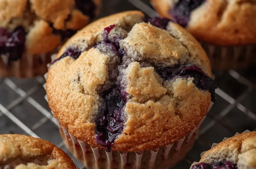 Bakery-Style Jumbo Blueberry Muffin Tops