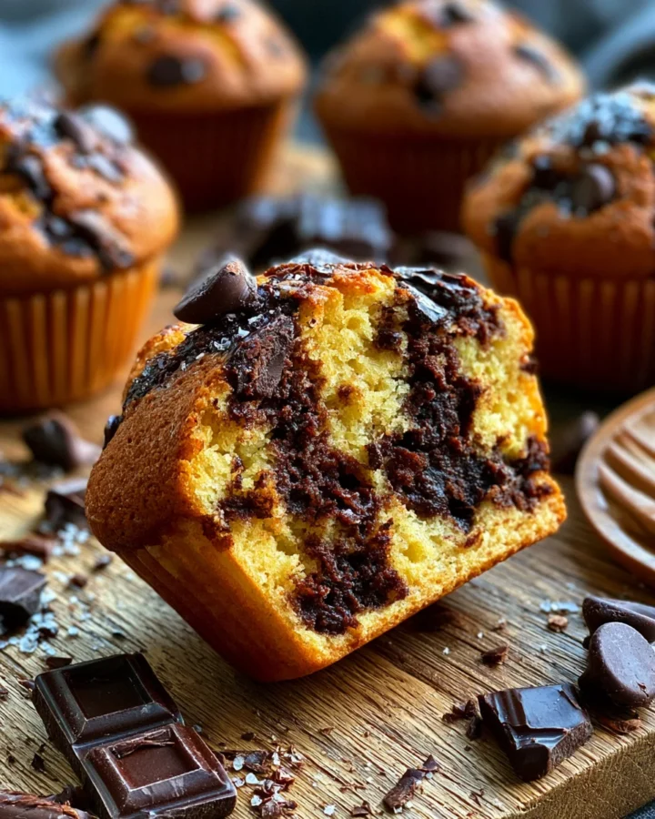 Bakery-Style Jumbo Chocolate Chunk Muffins