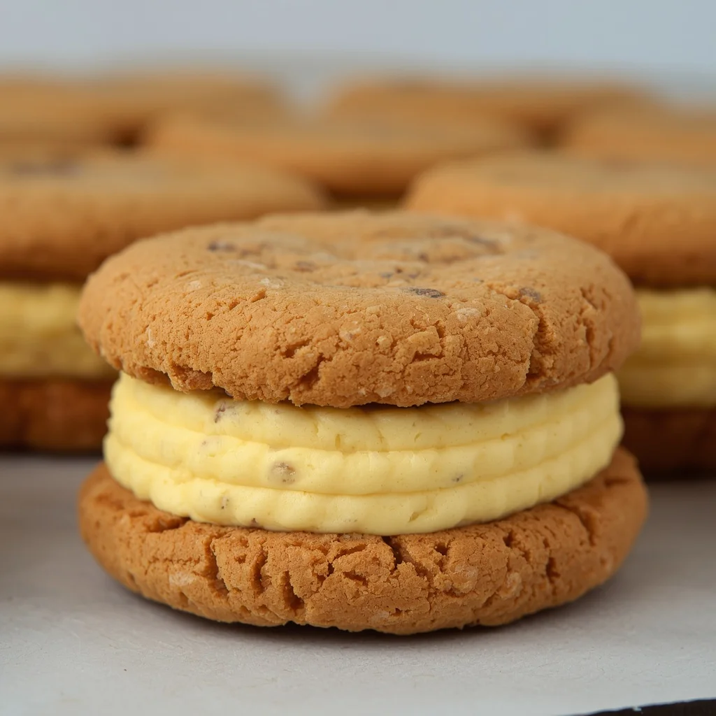 Banana Pudding Cookie Sandwiches