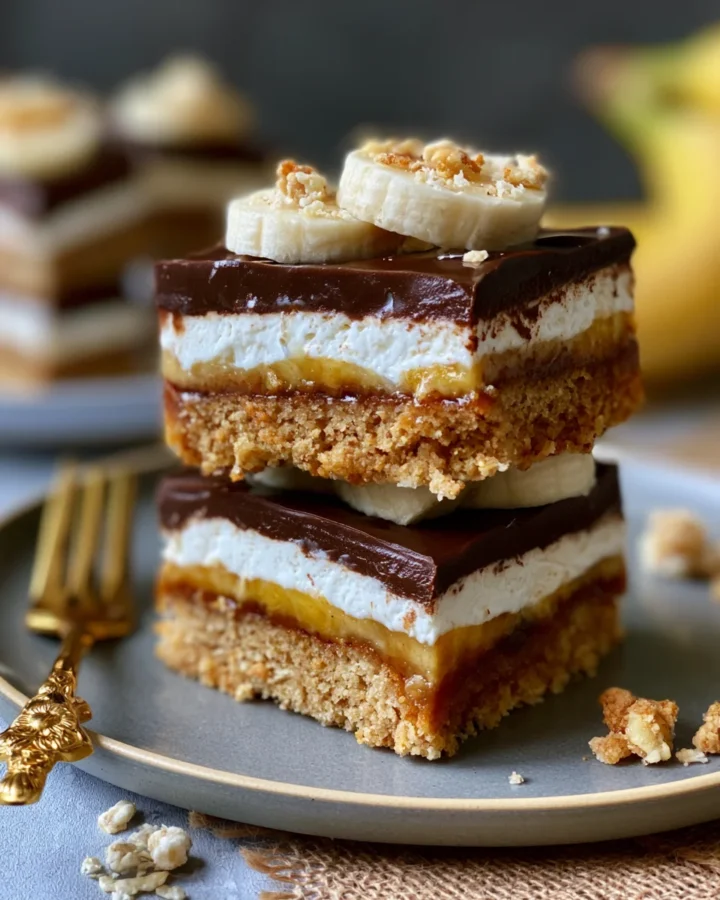 Brown Butter Banana Crunch Bars