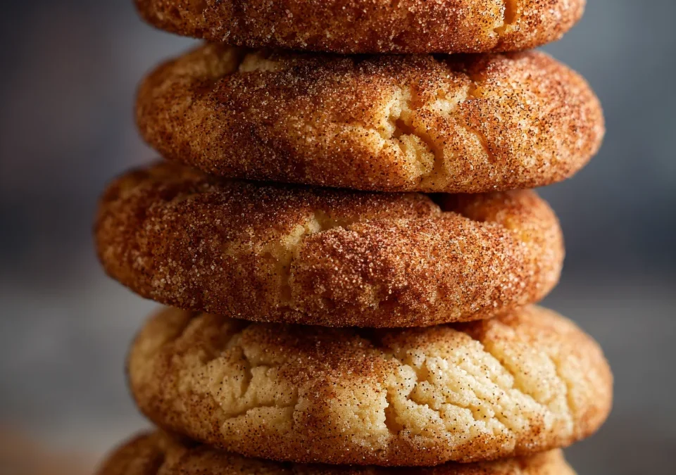 Chewy Chai Spiced Snickerdoodle Cookies