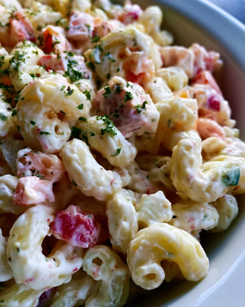 Classic Diner-Style Macaroni Salad