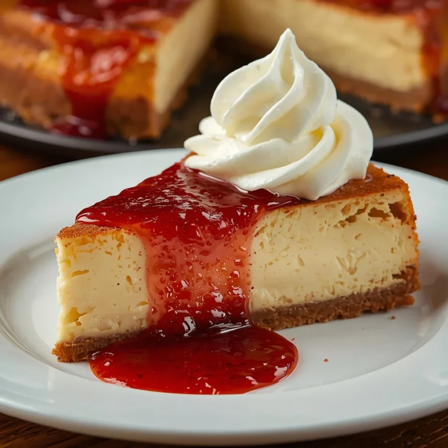 Copycat Olive Garden Sicilian Cheesecake