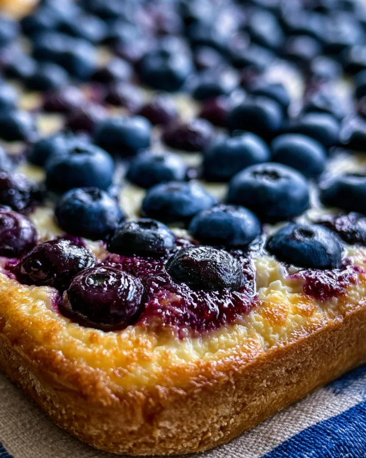 Cottage Cheese Blueberry Breakfast Bake