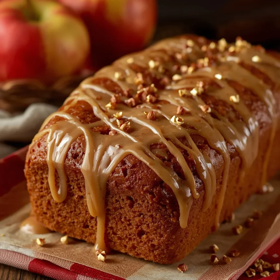 Cozy Apple Cider Doughnut Loaf