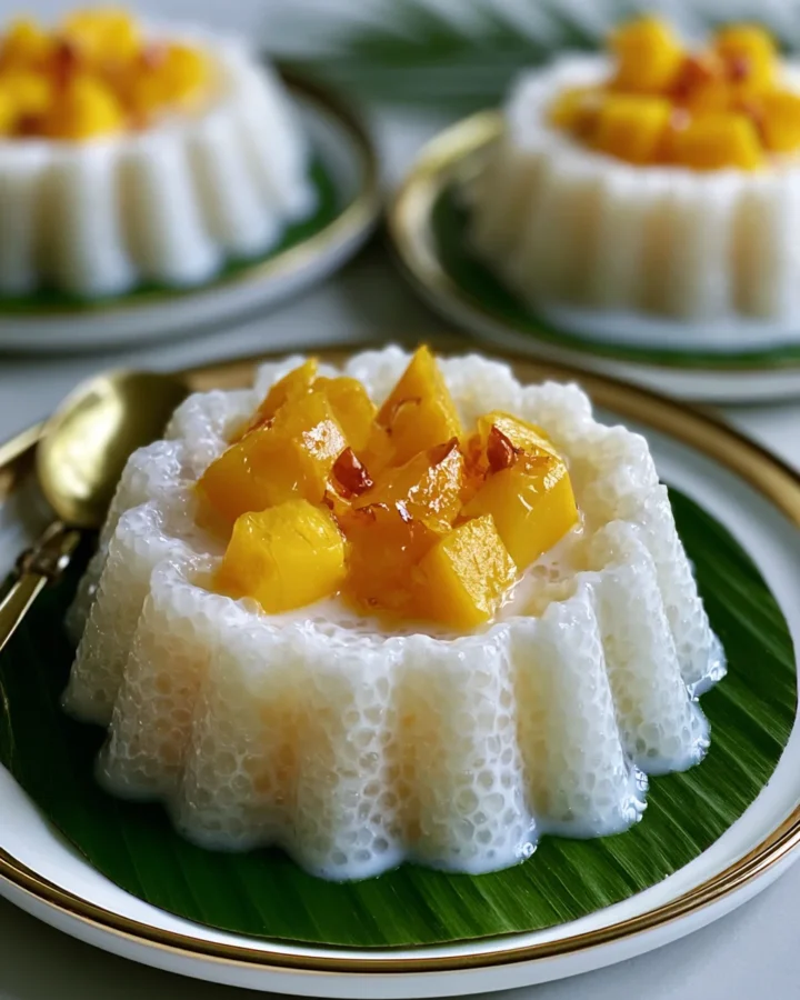 Creamy Mango Sago Coconut Dessert Pouches