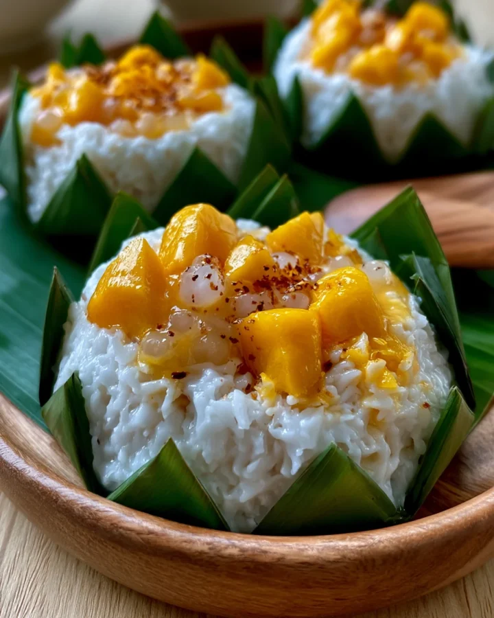 Creamy Mango Sago Coconut Dessert Pouches