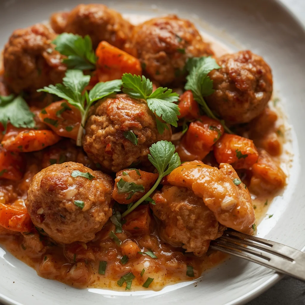 Creamy Tuscan Turkey Meatballs