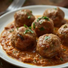 Creamy Tuscan Turkey Meatballs Recipe