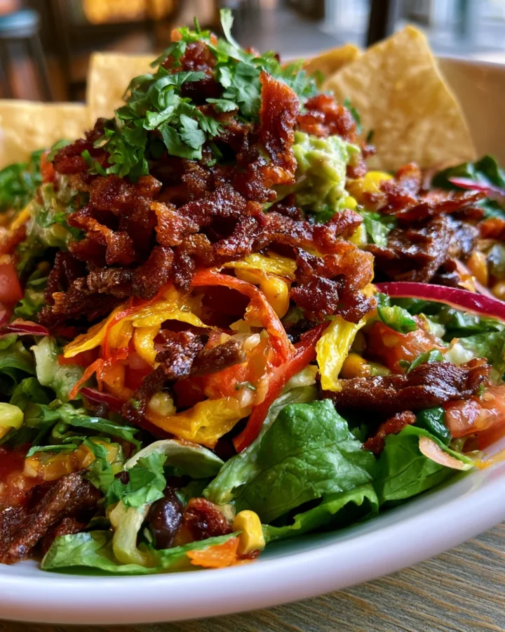 Crispy Beef Bacon Cowboy Caviar Salad