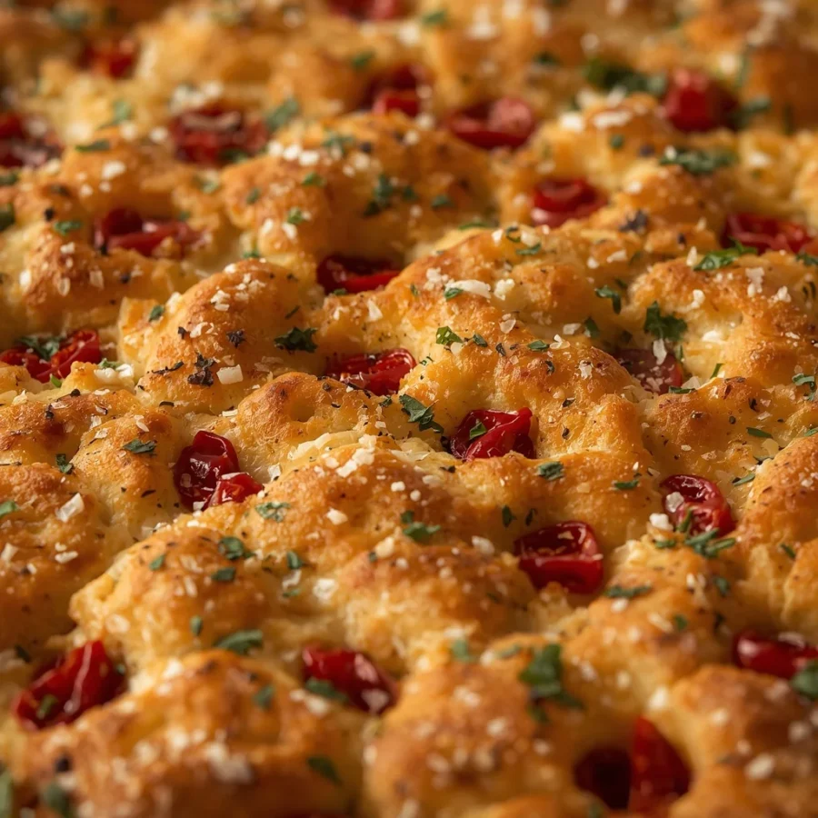 Crispy Chili Crunch Focaccia