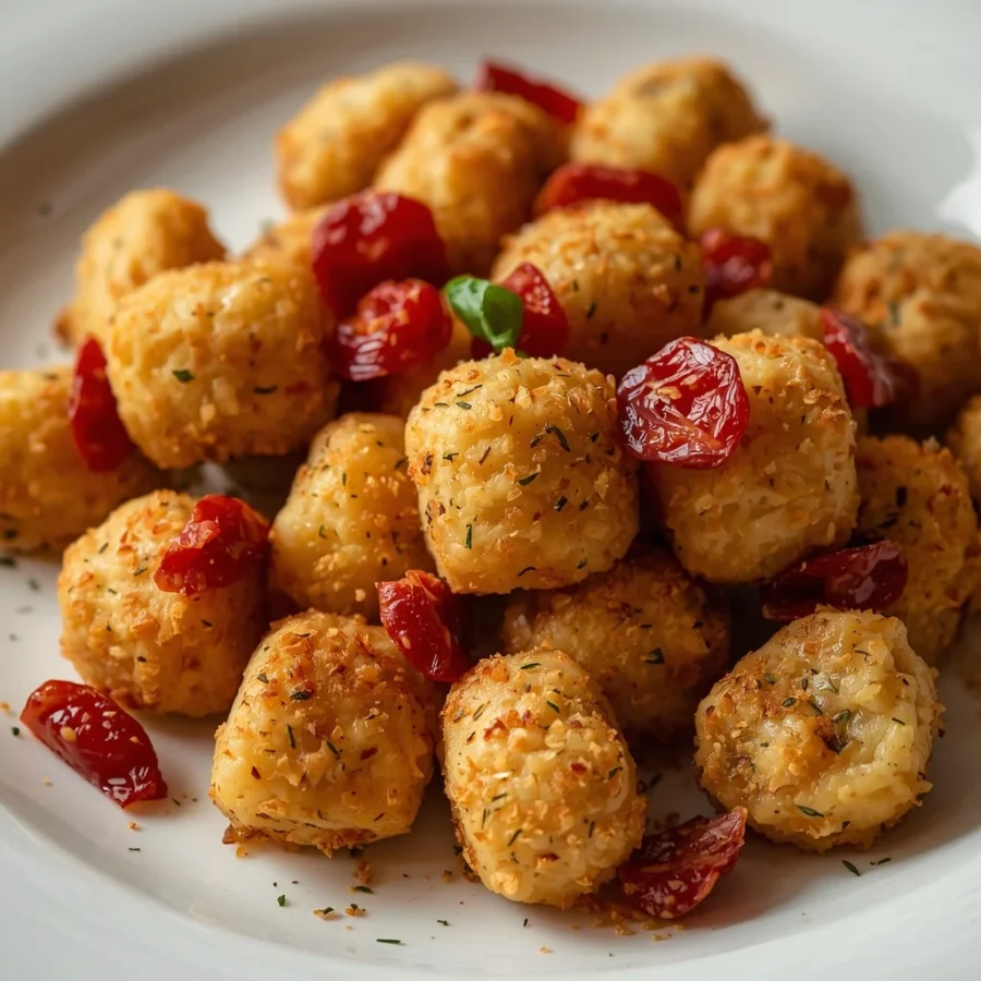Crispy Gnocchi and Sun-Dried Tomato Salad