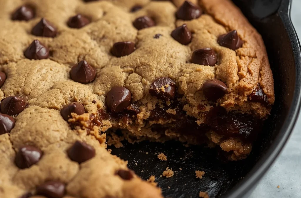 Deep Dish Skillet Chocolate Chip Cookie