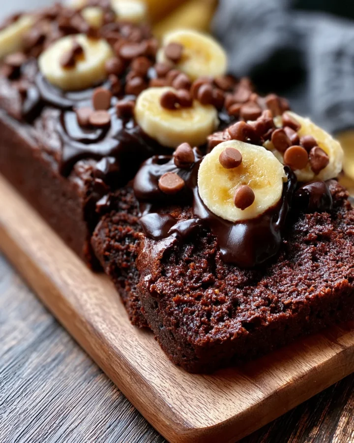 Double Chocolate Protein Banana Bread