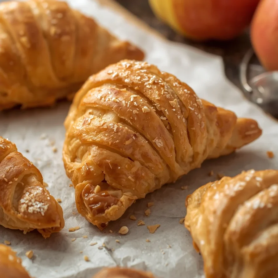 Easy Air Fryer Apple Turnovers with Puff Pastry