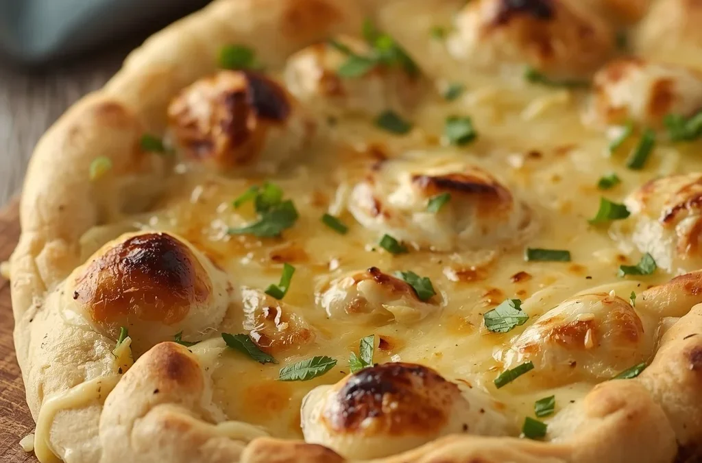 Easy Garlic Butter Stuffed Naan Bread