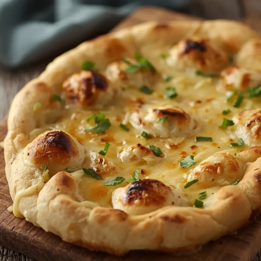 Easy Garlic Butter Stuffed Naan Bread