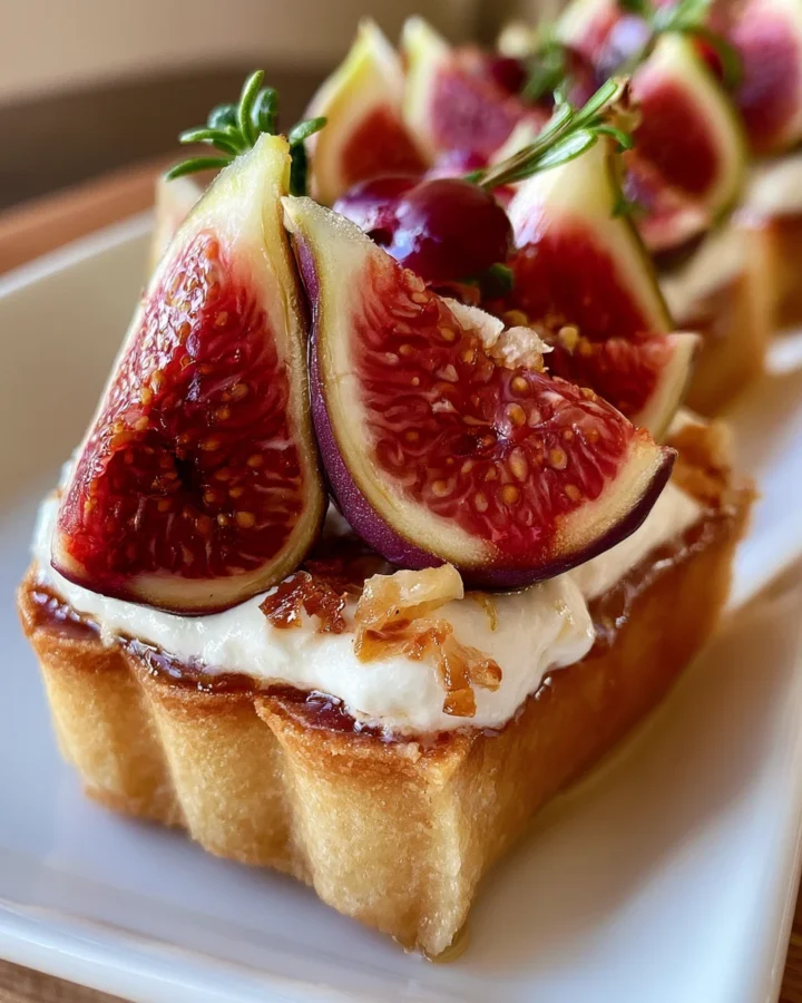 Fermented Honey Fig & Mascarpone Tart