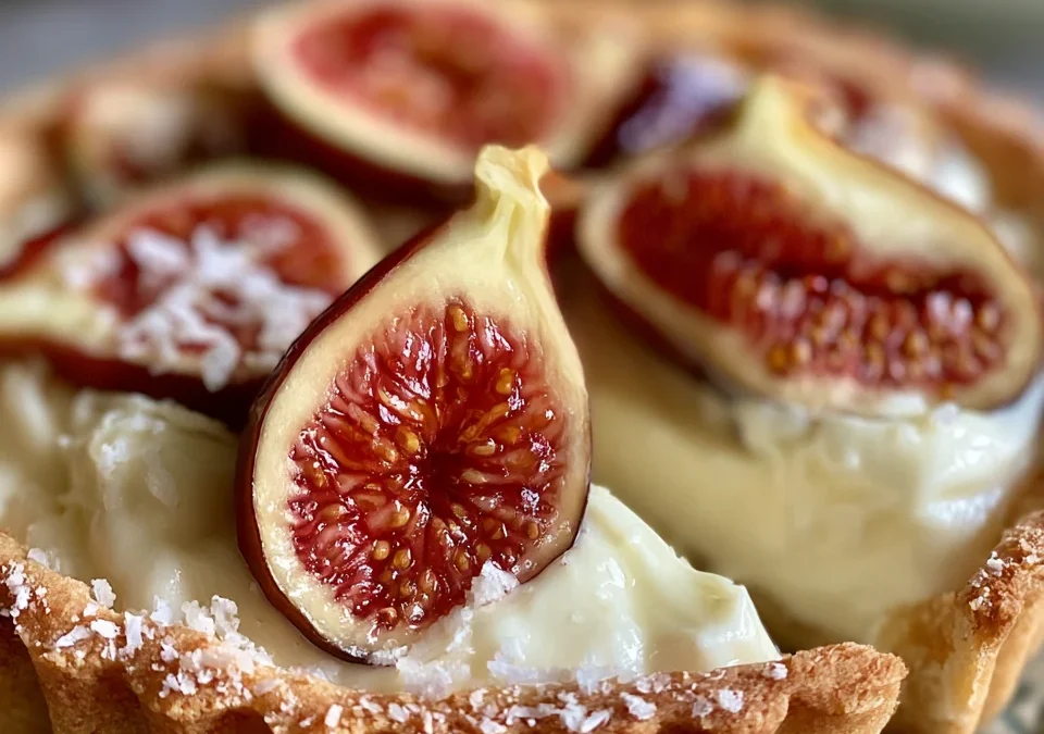 Fermented Honey Fig & Mascarpone Tart