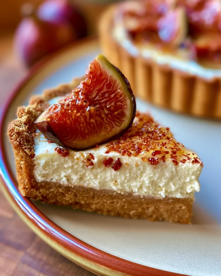 Fermented Honey Fig & Mascarpone Tart