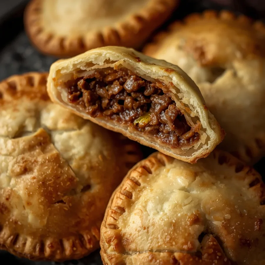 Flaky Halal Beef & Cheddar Hand Pies
