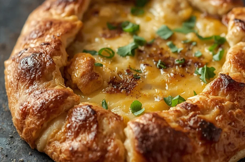 Flaky Halal Chicken Pot Pie Galette