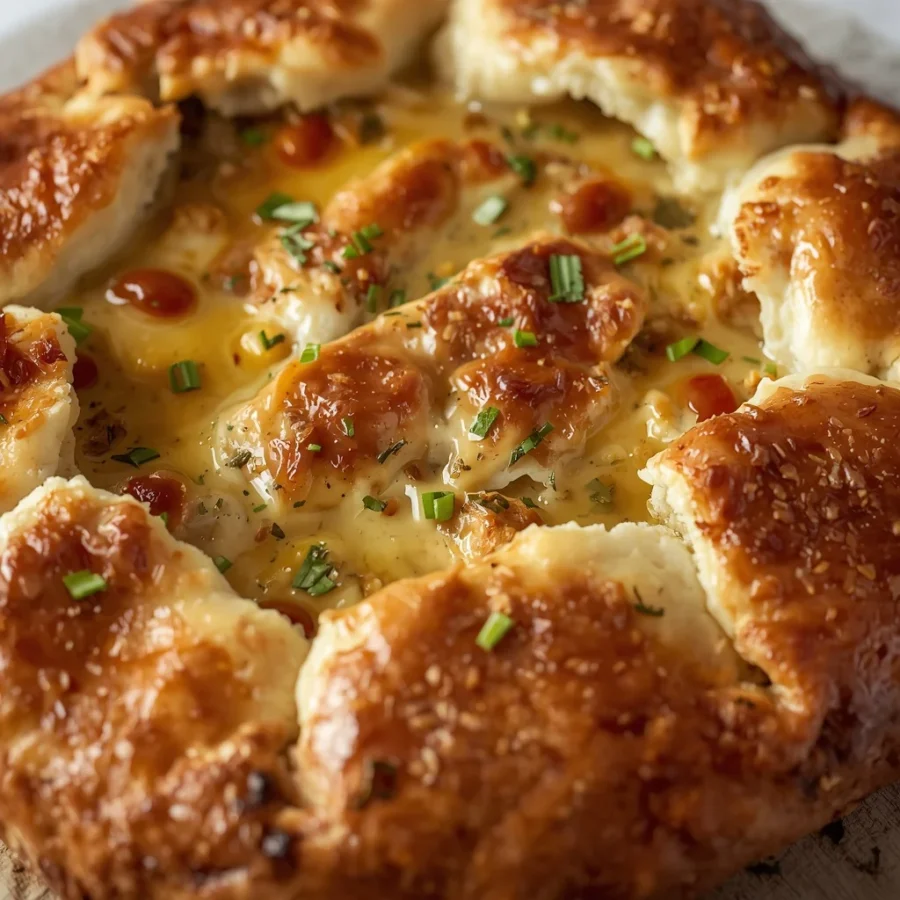 Flaky Halal Chicken Pot Pie Galette